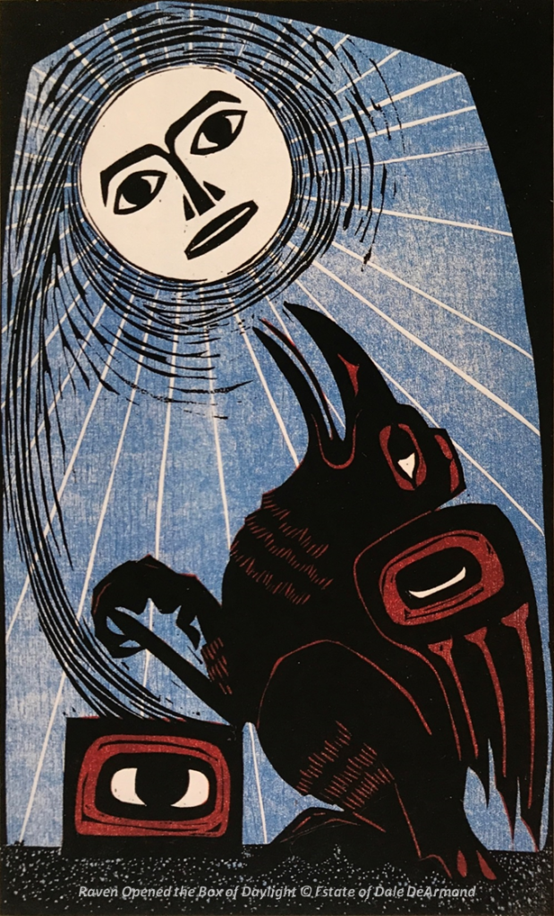 raven in the box of daylight